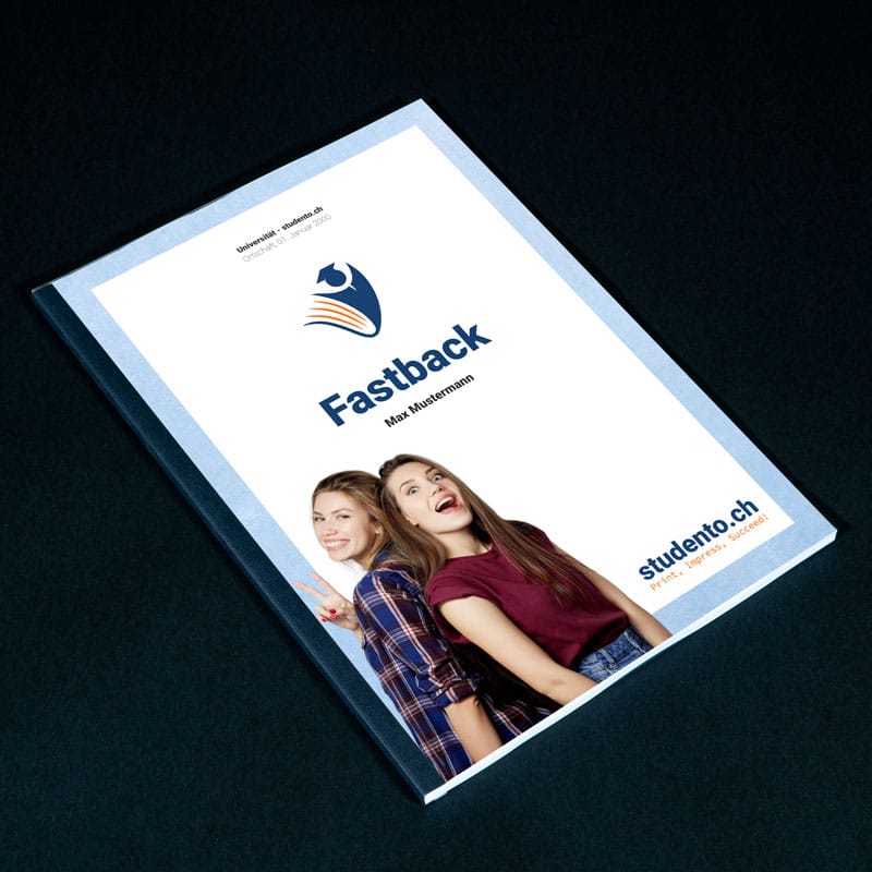 studento.ch – Fastbackbindung Fastbackbindung / Thermobindung