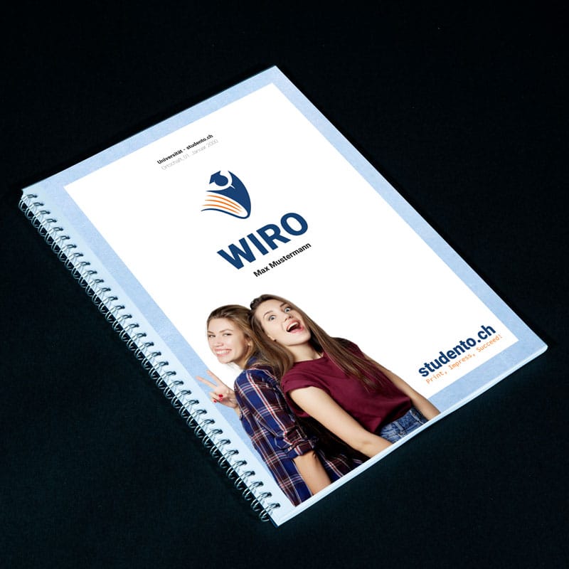studento.ch – Wirobindung Wirobindung - Metallspiralbindung